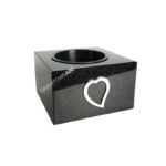 kwadratowa misa granitowa nagrobna MKA001