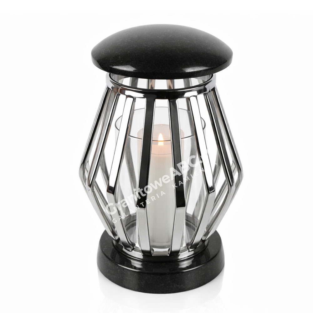 Lampion ze stali nierdzewnej Glamour NL002