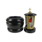 zestaw nagrobny misa + lampion ZMLT003