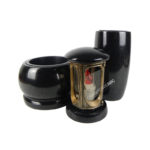 zestaw nagrobny wazon + misa + lampion ZWMLT005