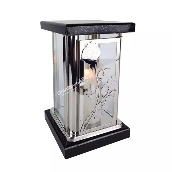 Lampion Nagrobny SILVER L012+