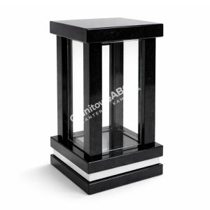 Lampion granitowy L010+inox