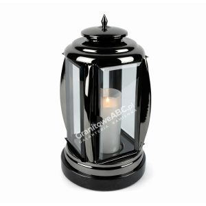 Lampion nagrobny ze stali nierdzewnej LS010 ciemna