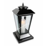 Lampion nagrobny ze stali nierdzewnej LS011 ciemna