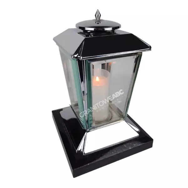 Lampion nagrobny ze stali nierdzewnej LS011 chrom