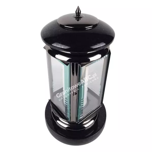 Lampion nagrobny LS008 Lux ciemna wys. 33cm - obrazek 3