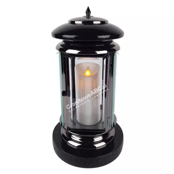 Lampion nagrobny LS008 Lux ciemna wys. 33cm