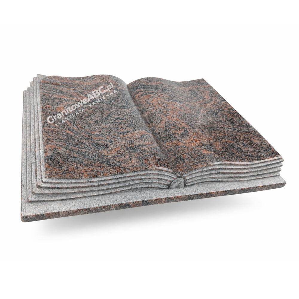 Książka granitowa nagrobna Himalaya 35x50x8 K003