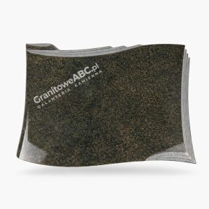 Książka granitowa nagrobna Verde Bahia 30x40x3 K010