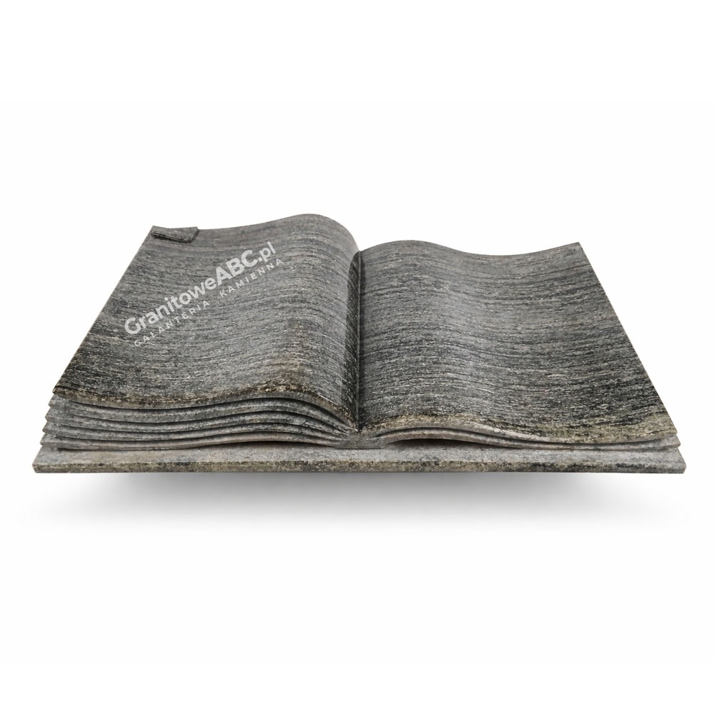 Książka nagrobna granit Olive green 35x50x7 K003 - obrazek 2