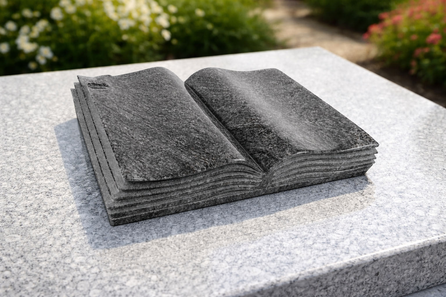 Książka granitowa nagrobna Orion 33x45x8 K004 - obrazek 3