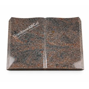 Książka granitowa nagrobna Himalaya 25x35x2,5 K004